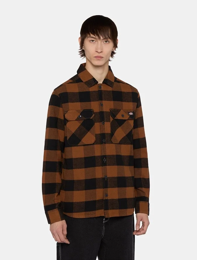 Рубашка Dickies Sacramento Shirt Toffee